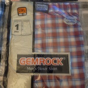 Men's Boxer Short - Red and Blue Plaid